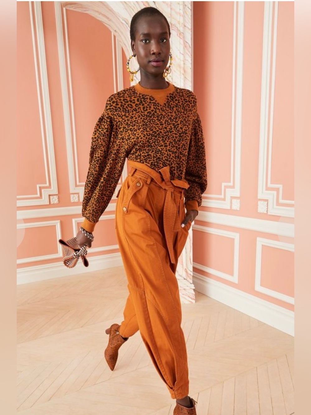 Ulla Johnson Rowen Pant in Sienna